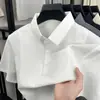 Nova Camisa Masculina de Verão com Lapela e Manga Curta 2026, Camisa Casual de Negócios de Luxo Leve, Camisa Esportiva Masculina de Meia-Manga Respirável de Secagem Rápida