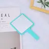 Espejo de Maquillaje de Mano al por Mayor para Uso en Casa y Dormitorio, Espejo Pequeño para Niñas y Estudiantes, Espejo Portátil con Mango para Retoques durante la Clase