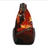 Riñonera Unisex Calavera Genial para Viajes Diarios Riñonera de Estampado Completo Bolso Cruzado