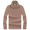 Ropa para Hombre Paul Año Zodiacal Rojo Casual Regalo de Año Nuevo Lunar para Papá Nueva Camiseta de Manga Larga con Cuello Bordado Camiseta Polo para Hombre