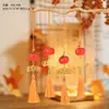 Atacado Ano Novo Festival da Primavera Caqui Ruyi Estilo Chinês Pingente DIY Simulação Caqui Porta Janela Carro Sino de Vento Borla Ornamento Pendente