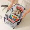 Bolsa de Playa Transparente de Malla para Verano, Bolsa de Natación Portátil de Gran Capacidad, Bolsa Ligera Portátil para Artículos de Tocador de Viaje