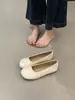 Zapatos de Diseño de Nicho Estilo Francés Coreano con Dedos Falsos Divididos Tipo Pezuña de Cerdo para Mujer Primavera/Verano 2026 Zapatos Planos Mary Jane Zapatos de Abuela