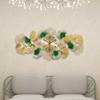 Decoração de parede nórdica para sala de estar, pingente de parede, decoração de parede, cabeceira, quarto, sofá, fundo, parede, relógio de parede