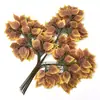 Folhas Artificiais de Salgueiro, Folhas de Bordo Transfronteiriças, Galhos e Folhas Falsos Realistas, Plantas Verdes para Decoração de Outono, Paisagismo, Folhas Verdes no Atacado