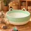 Nido de gato popular para todas las estaciones, casa de gato de ratán fresca de verano, nido rascador para gatos, nido para mascotas, cama para gatos