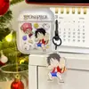 Funda de Auriculares Cartoon Luffy Qiao Ba para AirPods Pro2 Apple 1/2 Nueva 3ª Generación Transparente 4ª Generación