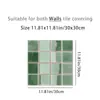 Baño Cocina Piso Pared Impermeable Resistente al Aceite Autoadhesivo PVC Simulación Azulejo 2D Pegatinas Pegatinas de Año Nuevo 2026