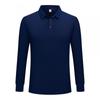 Playeras tipo polo de manga larga de talla europea transfronterizas, Ropa de trabajo estampada a medida, Camisetas con cuello, Uniformes grupales para hombres y mujeres, Camisetas publicitarias con logotipos impresos