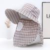 Chapéu xale de aba larga estilo coreano feminino para primavera e verão, chapéu para colheita de chá, chapéu de sol de rede respirável para ciclismo, trabalho agrícola seco, chapéu de sol