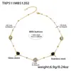 Acero Inoxidable Colorido Facetado Geométrico Piedra de Vidrio Redonda Collar Pulsera Pendientes Joyería de Nicho Retro de Lujo Ligero