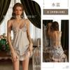 Pijamas Sexy Roupas Domésticas Femininas Tamanho Grande Tamanho Renda Nightdress Alto Elástico Sade Confortável Pure Desire Nightdress Slip Saia 1707