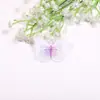 Ventas Directas de Fábrica Joyería Artesanía Decoración Accesorios para Ropa Encaje Nuevo Capa Única Poliéster Bordado Parche de Mariposa Parche de Tela