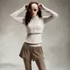 Calça Fitness Color Block Patchwork de Cintura Alta Justa para Mulheres Conjunto Esportivo Profissional para Treinamento para Mulheres