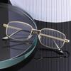 Nuevos lentes de lectura HD tendencia de moda lectura lectura lectura lentes de lectura montura de metal lentes de lectura para negocios al por mayor 8004