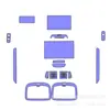 Aplicable a 24 Xiaopeng X9 pantalla central consola supplies película interior modificación de coche película protectora TPU transparente