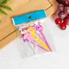 Serie de 10 piezas tenedor de fruta de dibujos animados para el hogar animal lindo señal Bento traje de señal decorativa creativa para bento