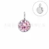 Aretes de titanio F136 aleación redondos de circonio, colgante, anillo de doble extremo, cuerpo de 0.9 mm de rosca interna, joyería para piercing, venta al por mayor