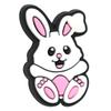 Lápiz de Bola de Dibujos Animados Lindo Conejito de Pascua DIY Parche Grueso Perforado Adhesivo Suave Cuentas Cuentas de Coca-Cola Accesorios