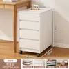 Armário de Armazenamento para Debaixo da Mesa Tipo Gaveta Armário de Arquivo Escritório Armário de Armazenamento de Arquivos A4 Casa Armário de Armazenamento com Duas Compartimentos ao Lado da Mesa