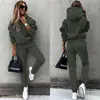 2025 Amazon ebay Outono/Inverno Novo Moda Europeia e Americana Comércio Exterior Conjunto Esportivo Casual de Manga Longa Conjunto de Duas Peças