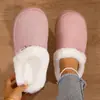 Pantuflas de algodón en stock para mujer, zapatos cálidos de interior para el hogar para otoño e invierno, pantuflas de pareja, zapatos de invierno para el hogar para hombre, fabricante