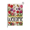 Bandera de Jardín de Pascua Amazon Festival Decoración de Atmósfera Exterior Bandera Personalizada Impresa por Ambos Lados Bandera de Jardín al por Mayor