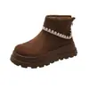 Botas de Moda Retro con Suela Gruesa para Mujer, Estilo Nuevo de Invierno 2026, que Aumentan la Altura, Adelgazan, Ligeras y Versátiles, Botines