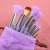 Set de Brochas de Maquillaje Verde Cuatro Estaciones de 13 Piezas Portátil de Cerdas Suaves Brocha para Rubor Brocha para Sombra de Ojos Belleza Set Portátil para Fijar el Maquillaje