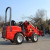 Exportación a Europa HT180 cargadora de ruedas multiusos con tracción en las cuatro ruedas, pequeña cargadora de combustible