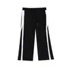 Pantalones deportivos nuevos 2024 para mujer, primavera y otoño, cintura alta, drapeados, casuales, talla grande, pantalones rectos, ajustados, pierna ancha pequeña
