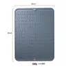 Tapete de silicona resistente al calor transfronterizo salvamanteles tamaño salvamanteles redondo cocina posavasos antiquemaduras tapete para ollas resistente a altas temperaturas tapete de drenaje