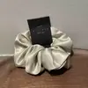 Scrunchie de Cetim Texturizado Elegante Novo Dongdaemun Coreano Simples Moda Versátil Rabo de Cavalo Acessório de Cabelo