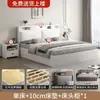 Cama de madera maciza 1.8x 2m cama doble para uso doméstico, cama de panel para viviendas de alquiler, cama económica de 1.5m para casas de huéspedes cama individual de 1.2m
