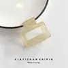 Presilha Pequena Quadrada Colorida de Gel para a Parte de Trás da Cabeça, Presilha Lisa para Franja, Grampo para Fios Soltos, Presilha Shark para Raízes do Cabelo