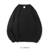 Moletom térmico de fleece com gola redonda, 350g, serviços OEM/ODM disponíveis, dropshipping, bordado, impressão direta e opções de logo em serigrafia