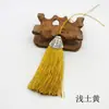 Punta de nudo chino con borla de boca de pez de 8 cm, colgante de punta, accesorios colgantes para bricolaje, venta al por mayor