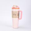 Amazon Taza de Viaje para Coche con Asa de 40 oz Termo de Acero Inoxidable 304 Gran Capacidad Portátil Conservación del Frío Taza de Hielo Transfronteriza