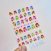 Pegatinas Finas y Resistentes para Uñas, Pegatinas Creativas para Uñas, Caritas Sonrientes de Moda, Pegatinas para Decoración de Uñas, Diamantes Mixtos para Uñas
