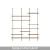 Estantería de Madera Maciza de Múltiples Niveles para Sala de Estar Minimalista Moderna con Columna de Diseño Estilo Vintage Estantería de Exhibición de Piso a Techo