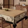 Toalha de Mesa Estilo Vintage 2026 Novo Modelo Ambiente Retrô Resistente ao Calor Capa para Mesa de Jantar Impermeável à Prova de Óleo Lavável Pano para Mesa de Café