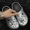 Novo Original prata Sapatos de Caverna Fivela de Sapato Decoração de Laço de Alta Qualidade Gatinho Gato Flor de Sapato Destacável Acessórios
