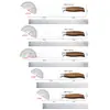 Amazon Acero Inoxidable de Alta Calidad Imitación Madera Cuchillo de Cocina Doméstico Cuchillo de Chef Afilado para Cortar Set de Cuchillos de Cocina Regalo