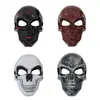Máscara Facial Completa de Calavera Plástico Transfronteriza Horror Manchada de Sangre Halloween Broma Accesorio Máscara de Halloween Aterradora