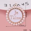 Zuecos Populares Nuevos de Song Lian Accesorios de Joyería DIY Pulsera de Perlas Material Decorativo para Botella de Perfume Estilo Mismo que Douyin