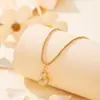 Pingente de Cabaça Pequena Cabaça Colar de Ouro Ornamento de Colar Joia Corrente para Clavícula Toque de Luxo Estilo Chinês Corrente Presente para Namorada