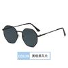 Gafas de sol retro de montura completa, modernas y con montura metálica para hombre y mujer, ideales para fotografía callejera de viajes.