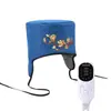 Chapéu de Moxabustão Sem Fumaça com Aquecimento Elétrico Fisioterapia da Cabeça Confinamento Chapéu Ervas Moxa Saúde Compressa Quente para Ajudar no Sono Veludo Moxa Chapéu de Moxabustão