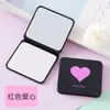 Espejo Pequeño Portátil y Conveniente, Mini Espejo de Maquillaje Plegable de Doble Cara Estilo Ins, Espejo de Tocador Portátil con Aumento para Mujeres