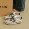 Nuevas zapatillas gruesas de estilo coreano para mujer, colección de verano 2026, zapatillas deportivas y para correr para estudiantes, zapatillas casuales, zapatillas con plataforma de suela gruesa para aumentar la altura